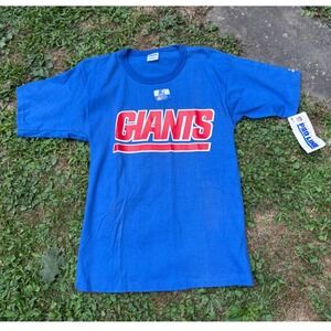 Vtg Starter New York Giants Pro Line T-Shirt Men's Large Blue‎ NFL 90s Deadstock